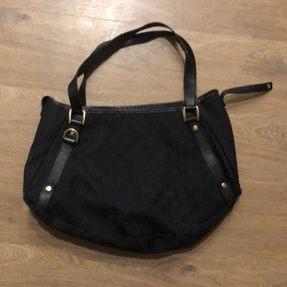 Black Gucci canvas bag